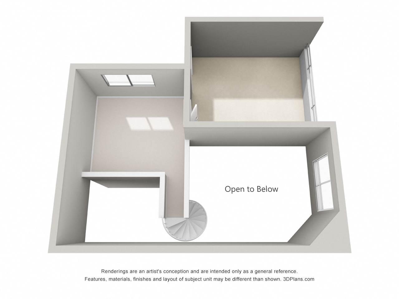 Floor plan for 1 bed, 1 bath, 900 sqft